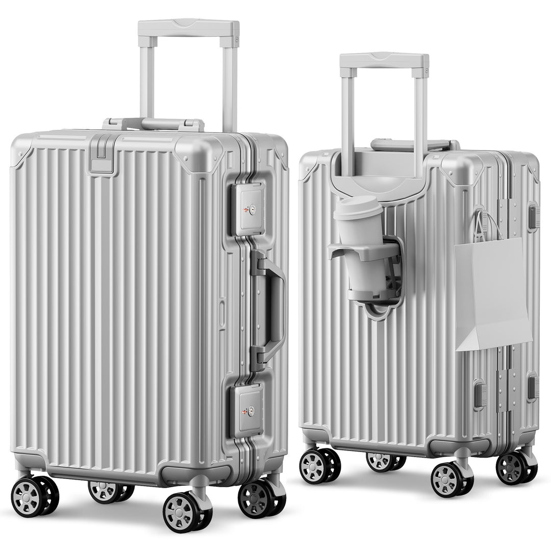 Unisex Durable Hard Shell Spinner Suitcase Bowlift