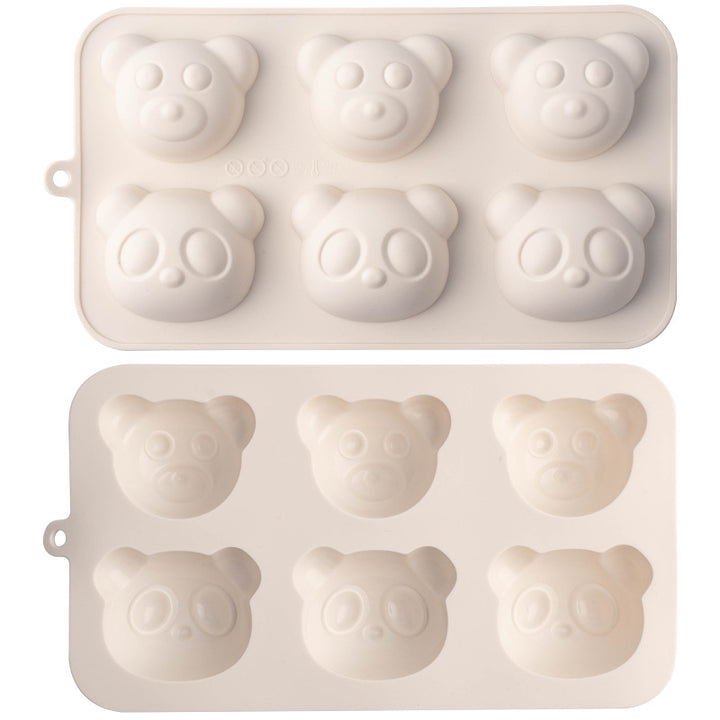 Silicone Ice Cube Mold with Cute Bear Head Design Bowlift