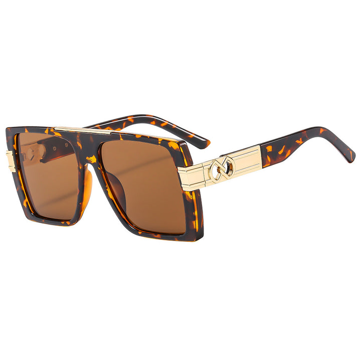 Women's oversized sunglasses with extravagant glitter accents Bowlift