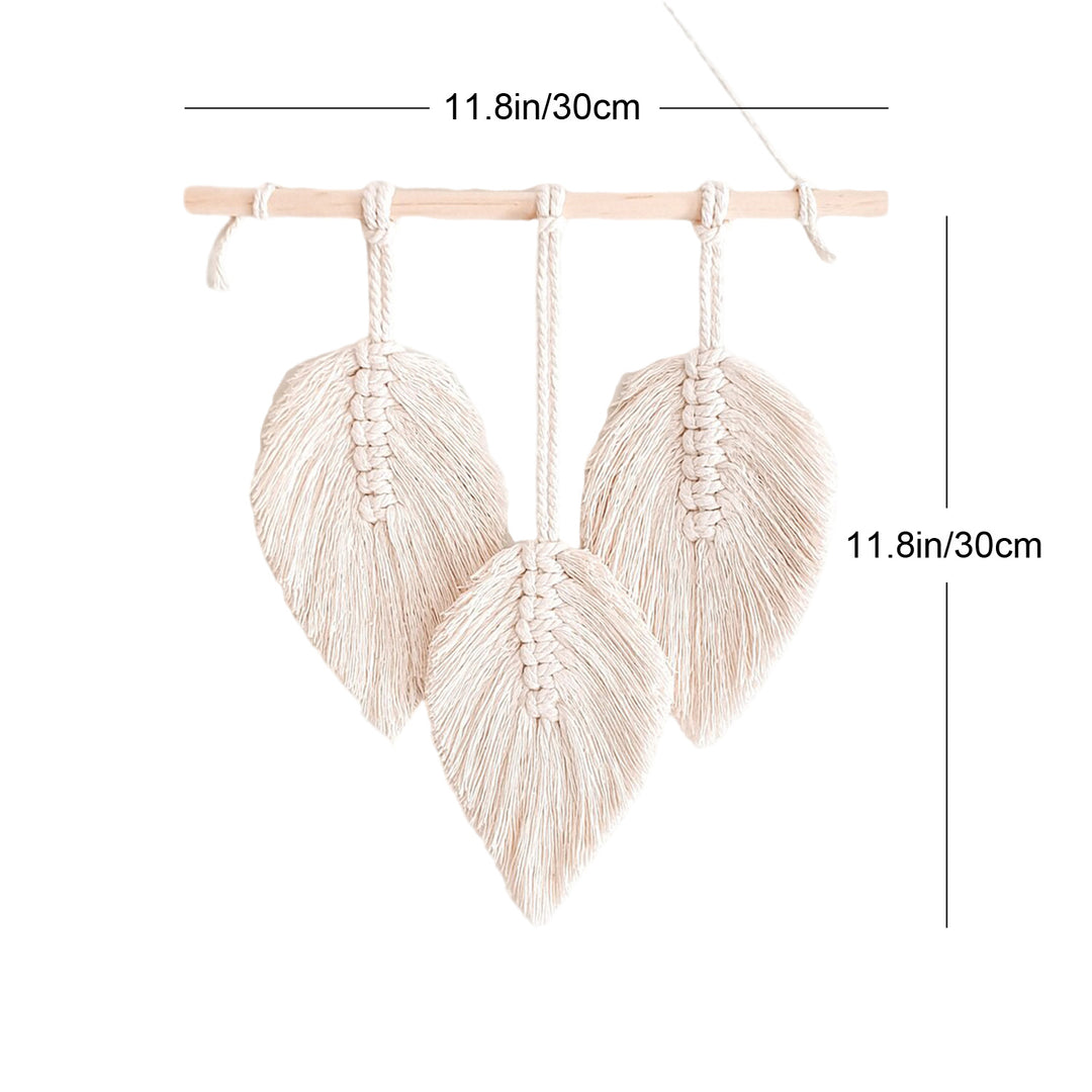 Decorative Leaf Macrame Wall Hanging Bowlift