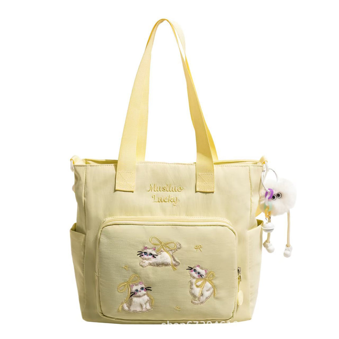 Cute Illustrated Tote Bag Bowlift