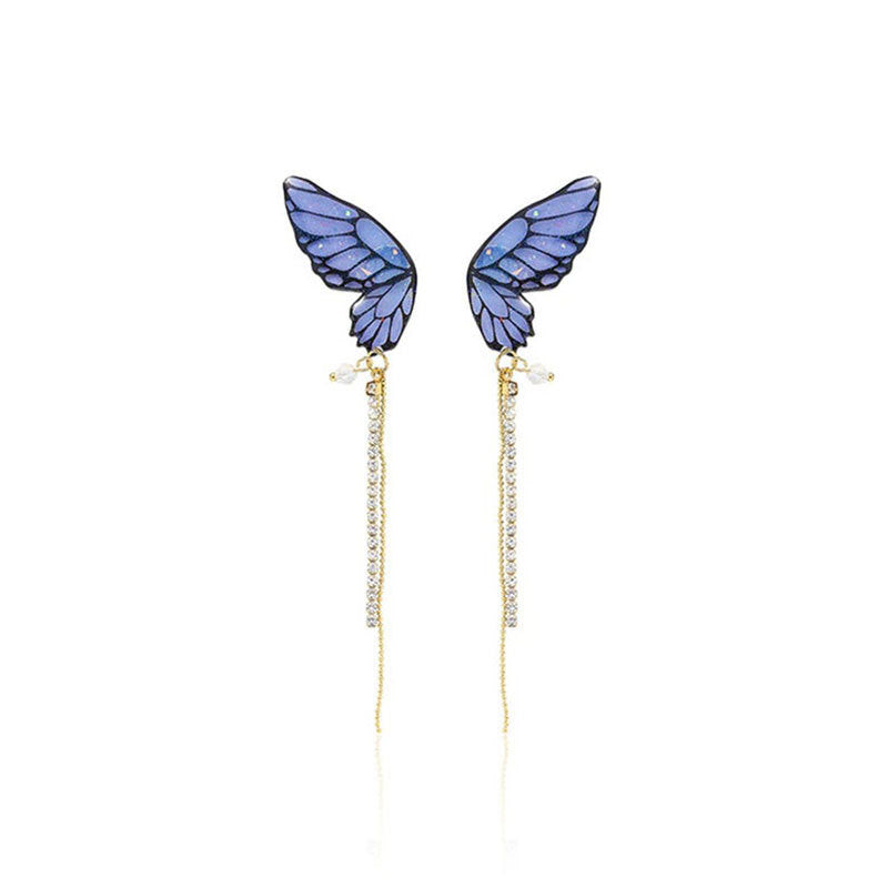 Artistic Butterfly-Inspired Dangle Earrings Bowlift