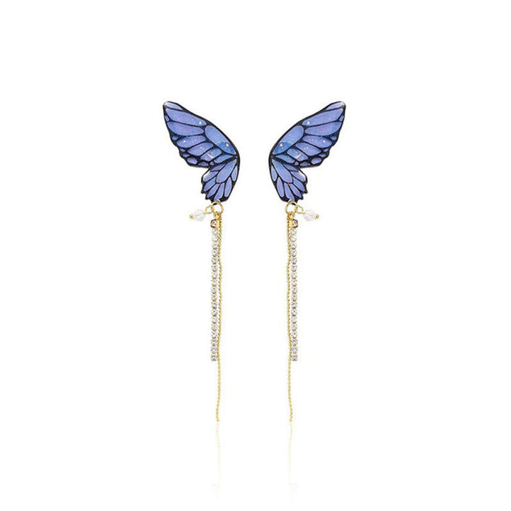 Artistic Butterfly-Inspired Dangle Earrings Bowlift