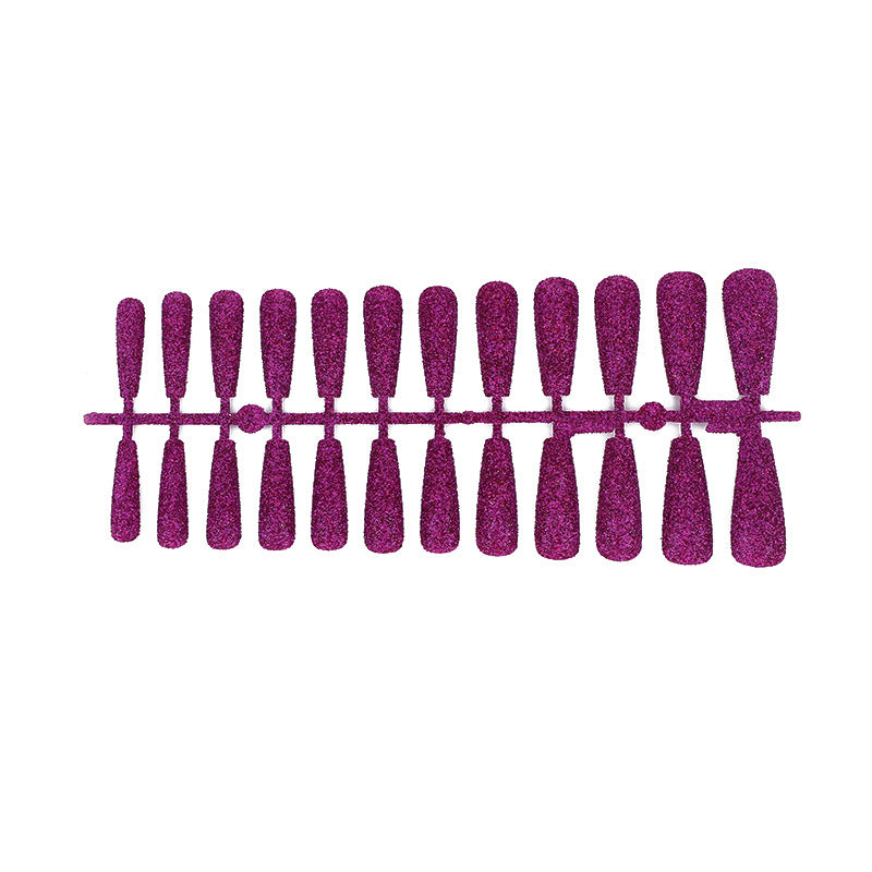 Glamorous artificial nails with glitter effects Bowlift