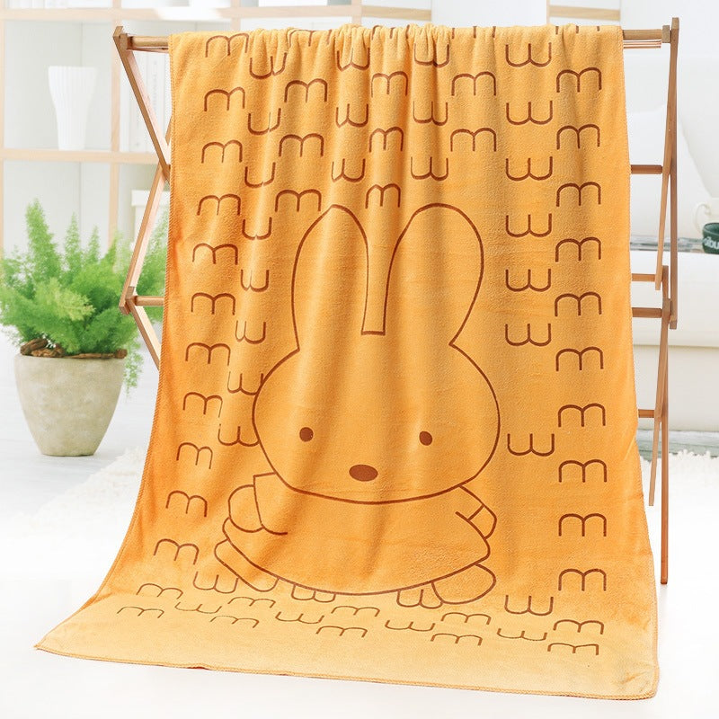 Cartoon-Themed Plush Fleece Blanket