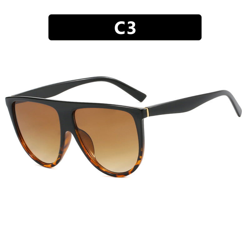 Ladies trendy oversized sunglasses with stylish transparent frame Bowlift
