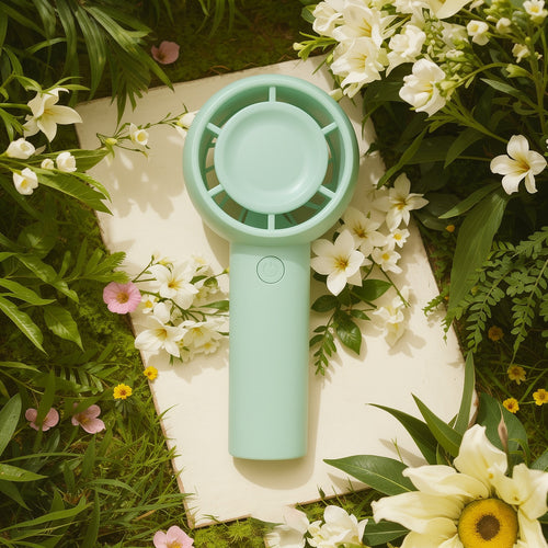 Ladies portable handheld fan with ergonomic design Bowlift 1781629808