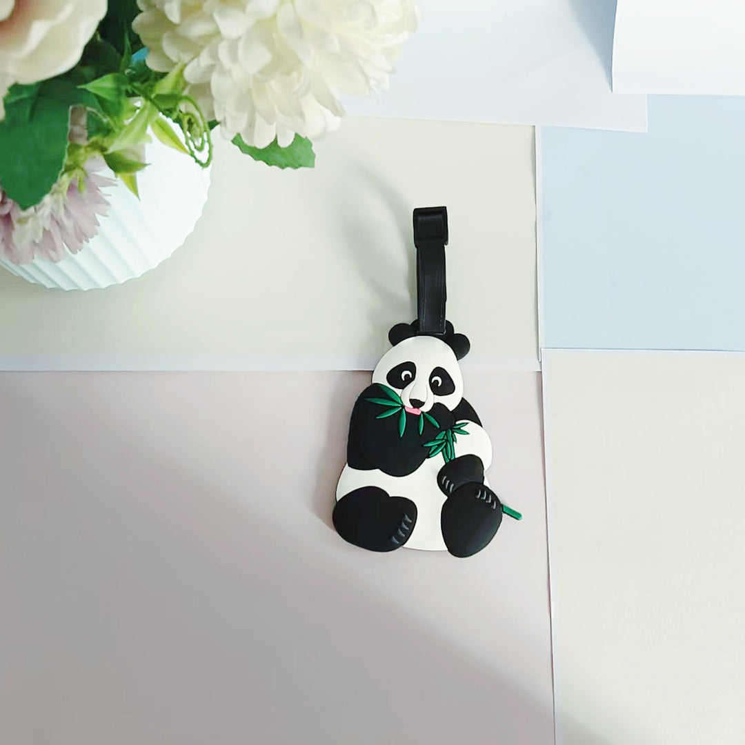 Unisex Luggage Tag in Cute Panda Design Bowlift
