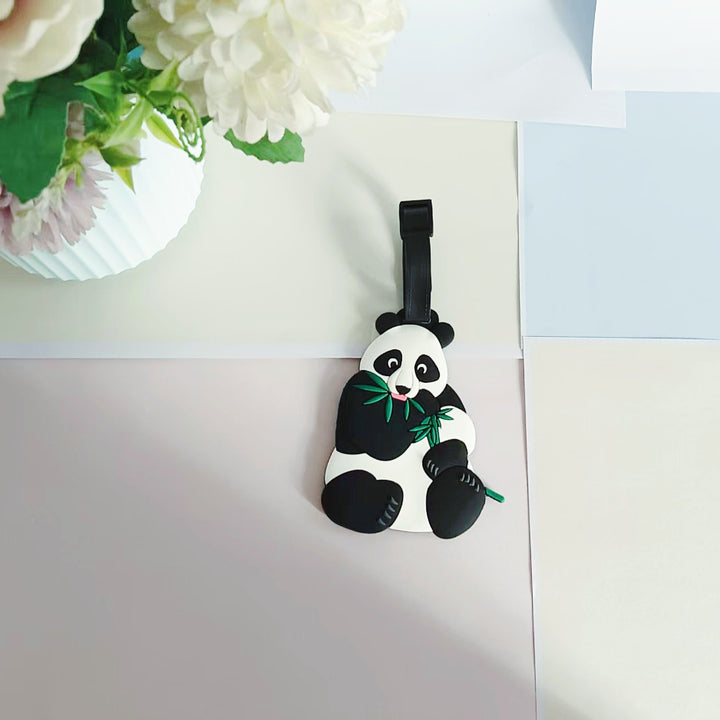 Unisex Luggage Tag in Cute Panda Design Bowlift