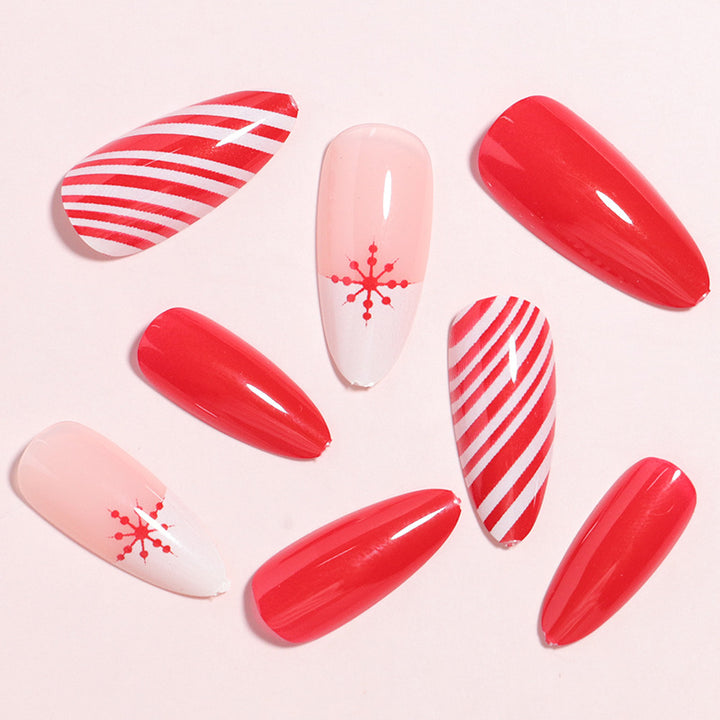 Decorative Press-On Nail Design Set Bowlift