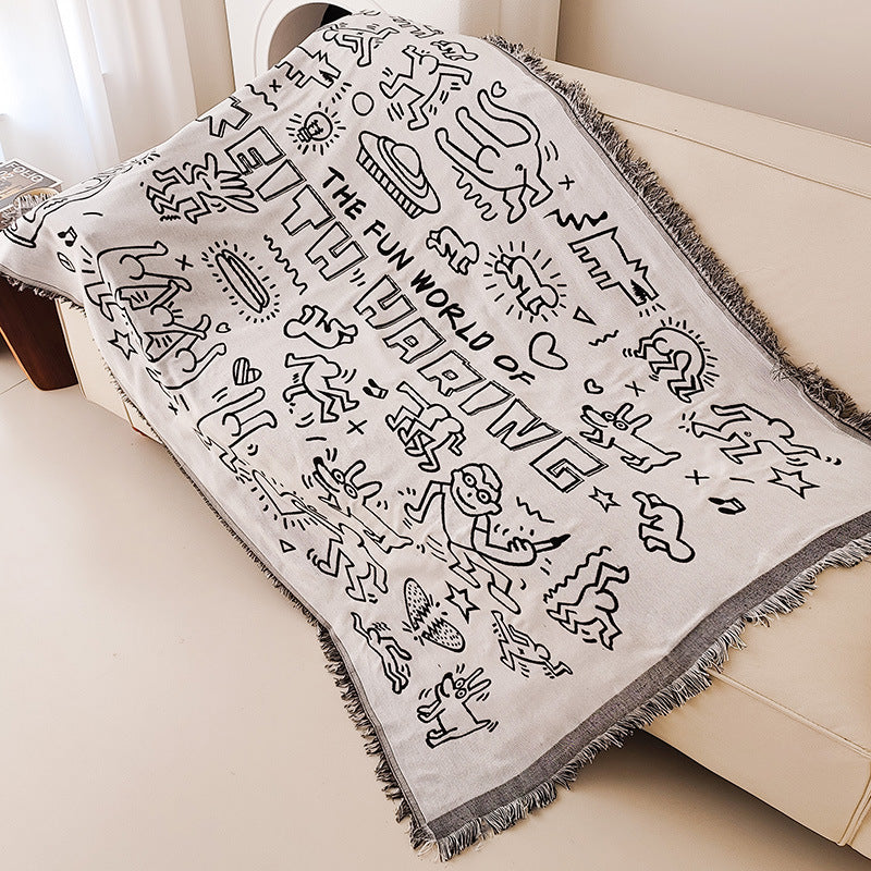Whimsical Artwork Throw Blanket
