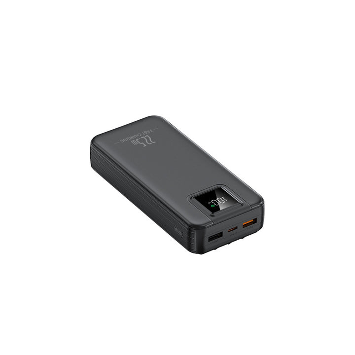 Portable power bank with intelligent fast charging function and digital charge level display Bowlift