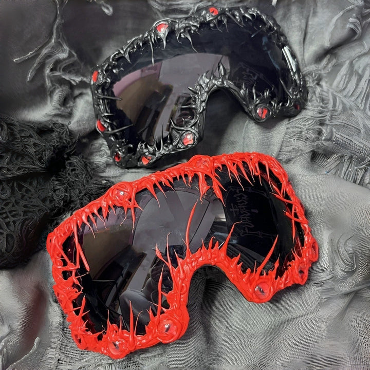 Ladies futuristic sports sunglasses with creative design Bowlift