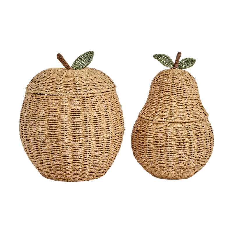 Playful storage basket in the shape of a pear Bowlift