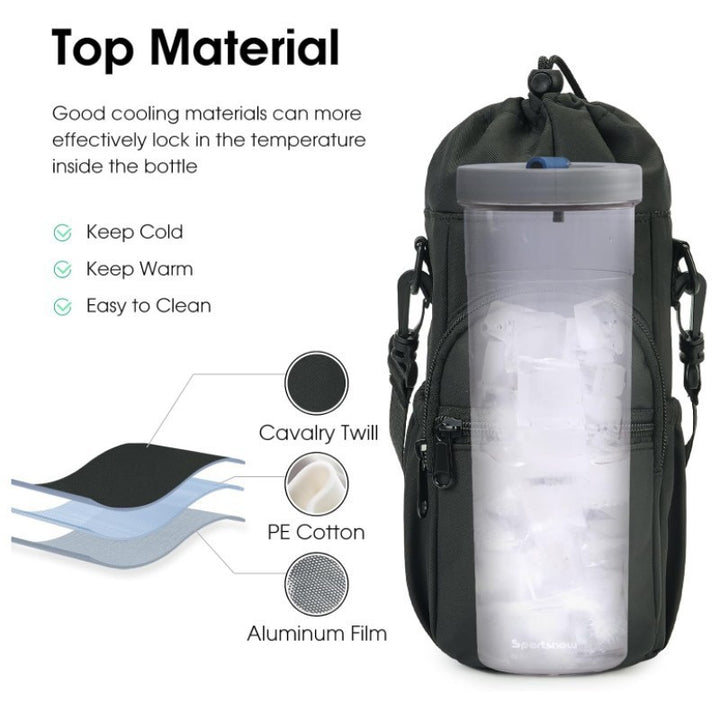 Practical Bottle Crossbody Bag Bowlift