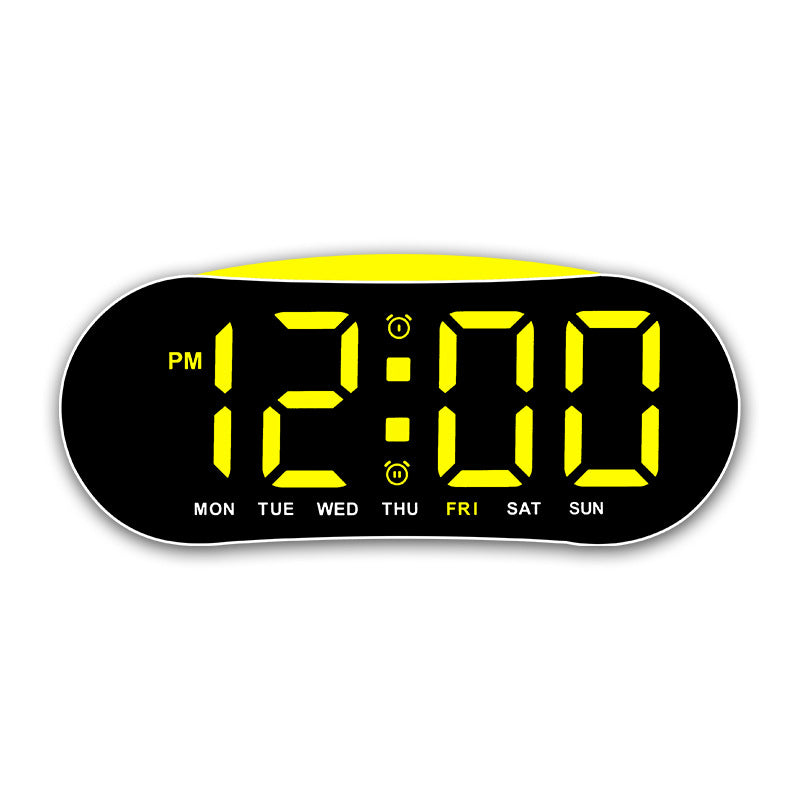 Digital alarm clock with large LED display Bowlift