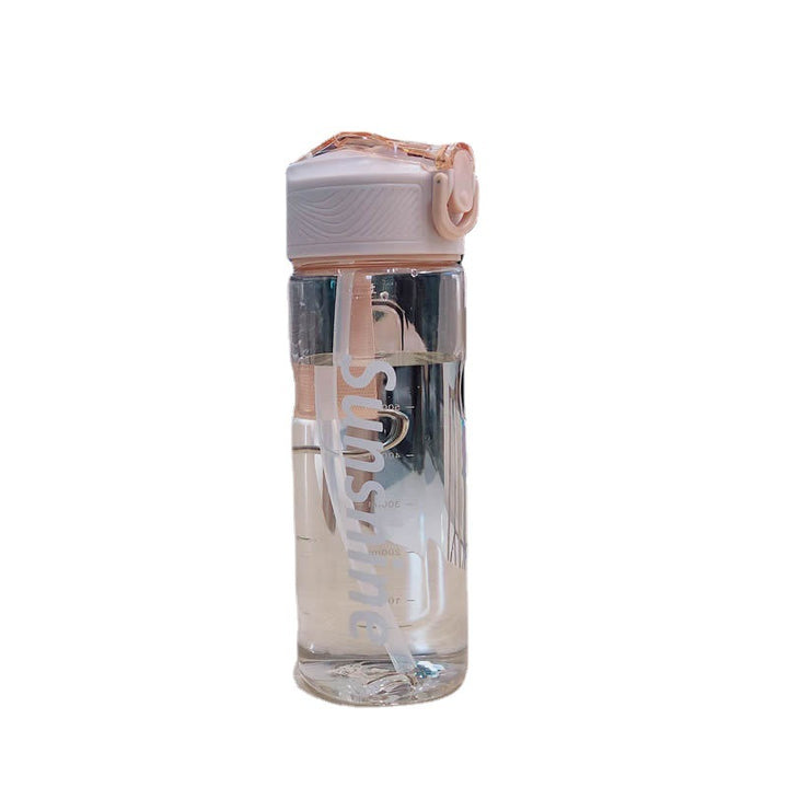 Women Practical Water Bottle with Carry Handle and Leak Protection Bowlift