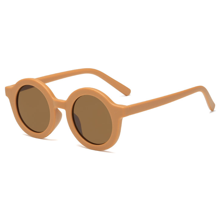 Women's stylish round sunglasses with modern plastic frame Bowlift