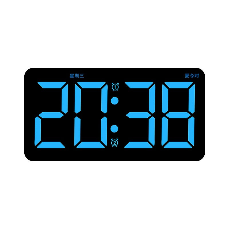 Digital LED Alarm Clock with Large Display Bowlift