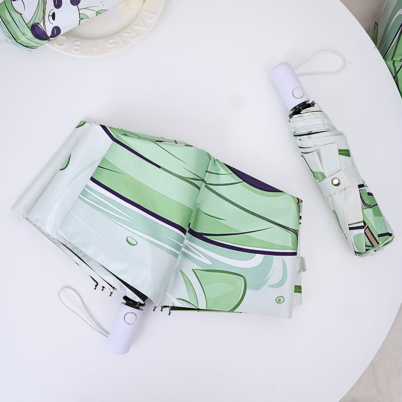 Women’s creative folding umbrella with playful motif Bowlift