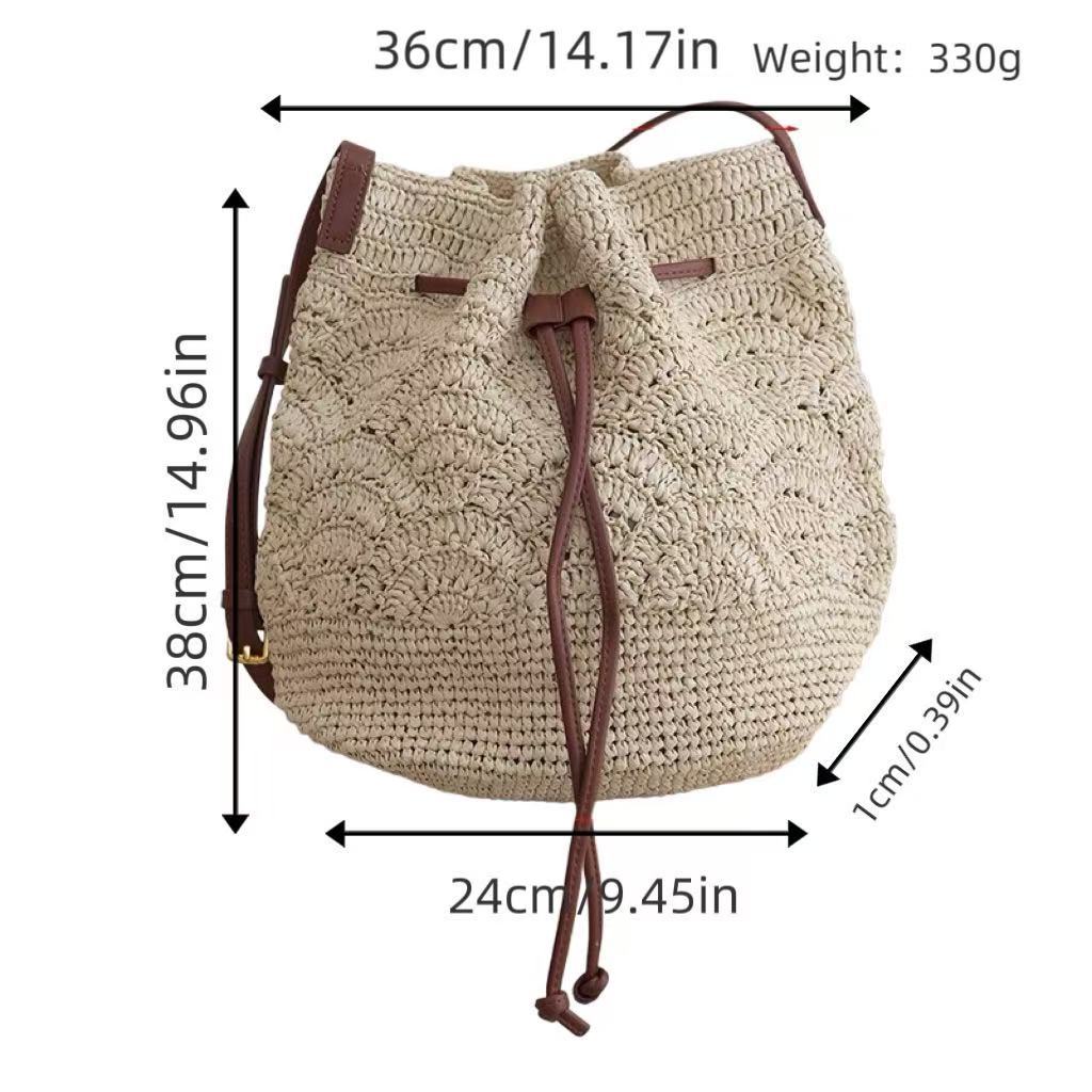 Decorated Macrame Handbag Bowlift