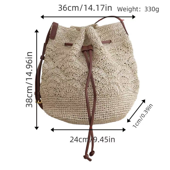 Decorated Macrame Handbag Bowlift