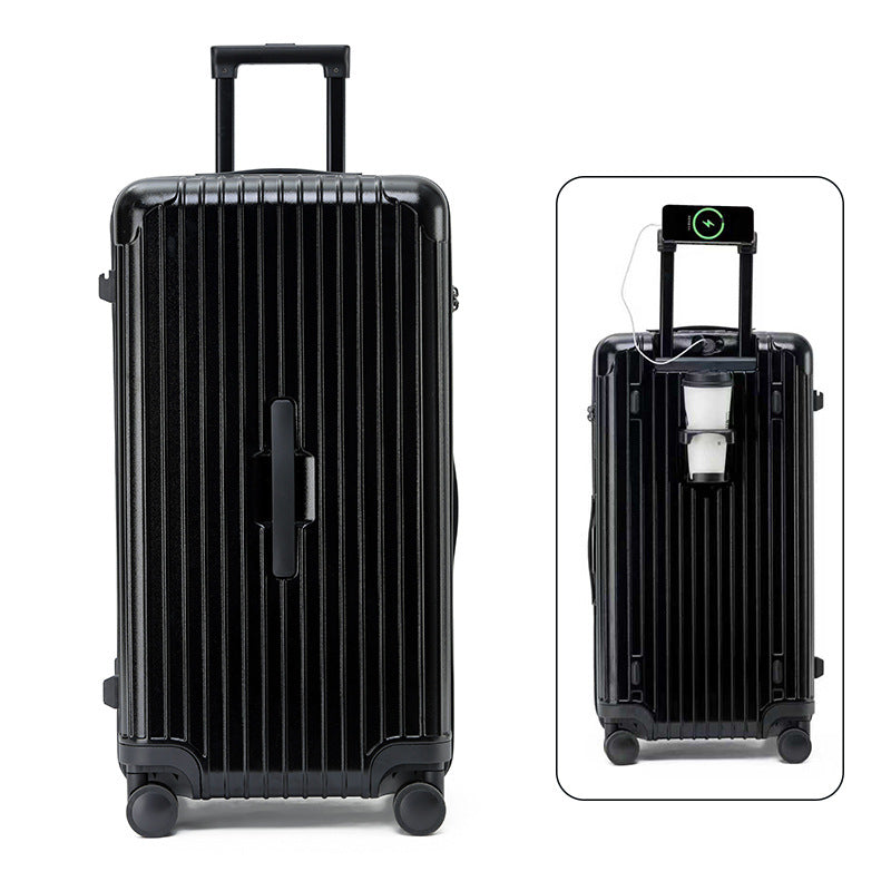 Unisex Hard-shell Travel Suitcase Bowlift