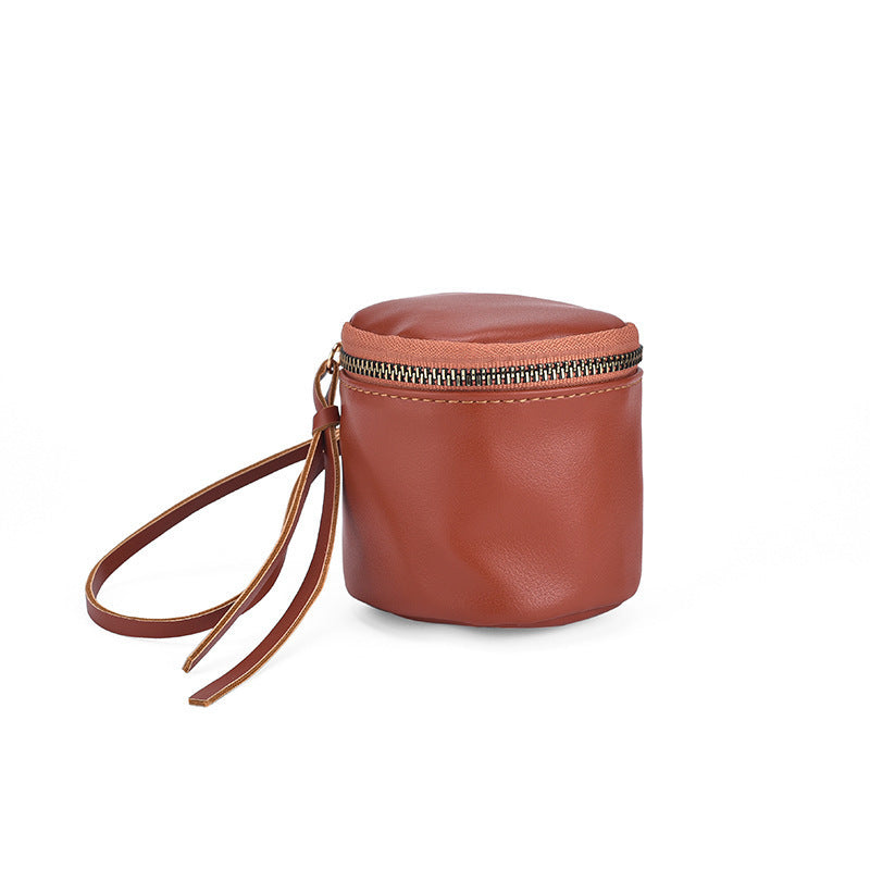 Compact Zippered Cosmetic Pouch Bowlift
