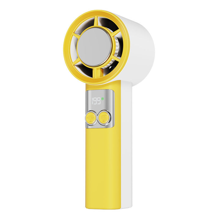 Women Portable Handheld Air Cooler with Temperature Display Bowlift
