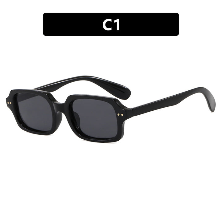 Ladies stylish square sunglasses with striking accents Bowlift