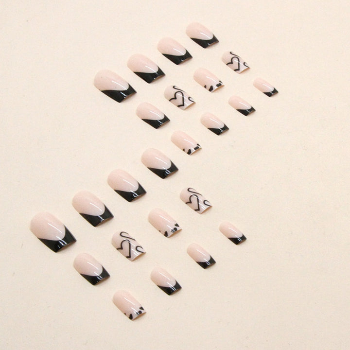 Elegant Heart Pattern Nail Art Bowlift