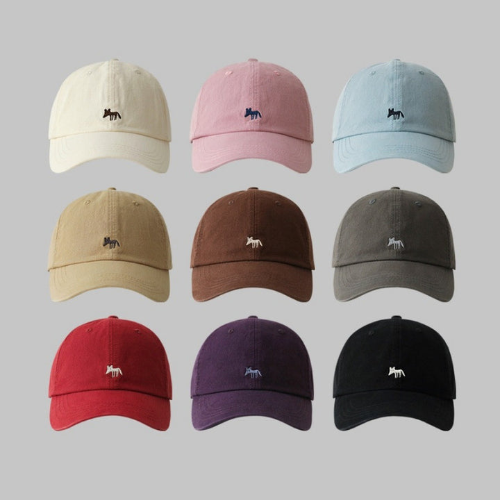 Women's Casual Embroidered Adjustable Baseball Cap Bowlift