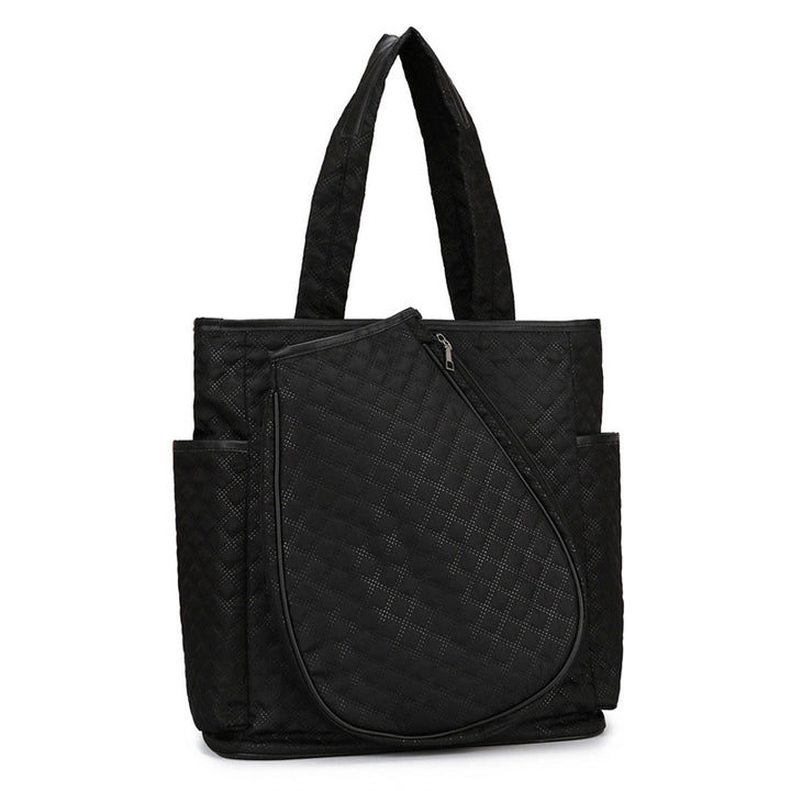 Quilted Multi-Pocket Tote Bag Bowlift
