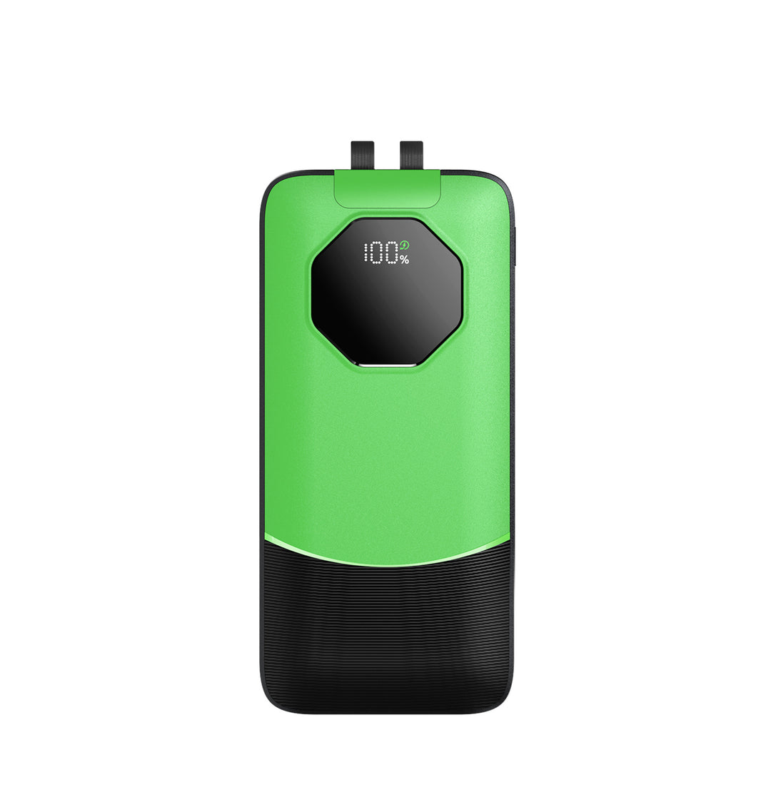 Portable power bank with water-repellent surface and digital charge status indicator Bowlift