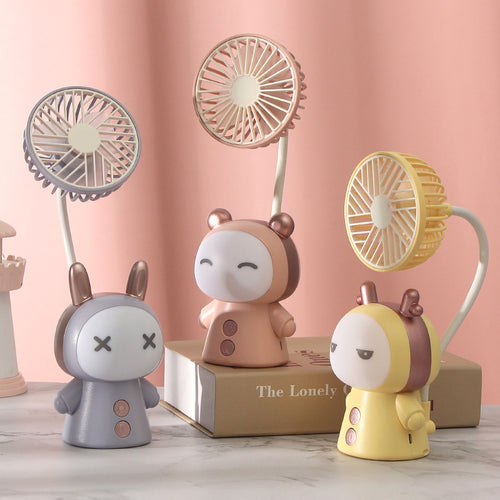 Women creative portable mini fan in animal design Bowlift