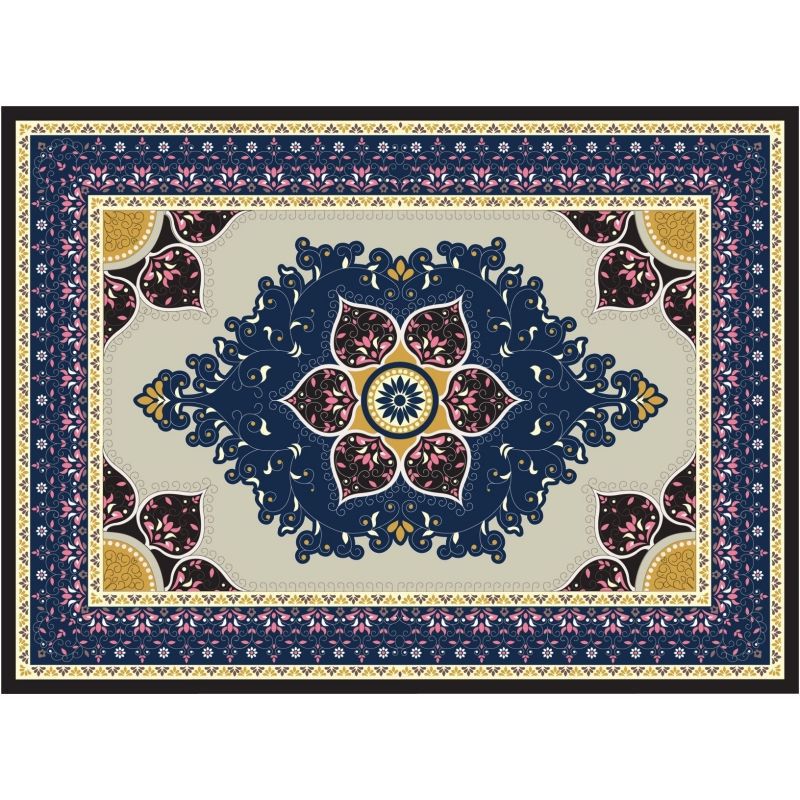 Vintage-inspired Eastern Carpet