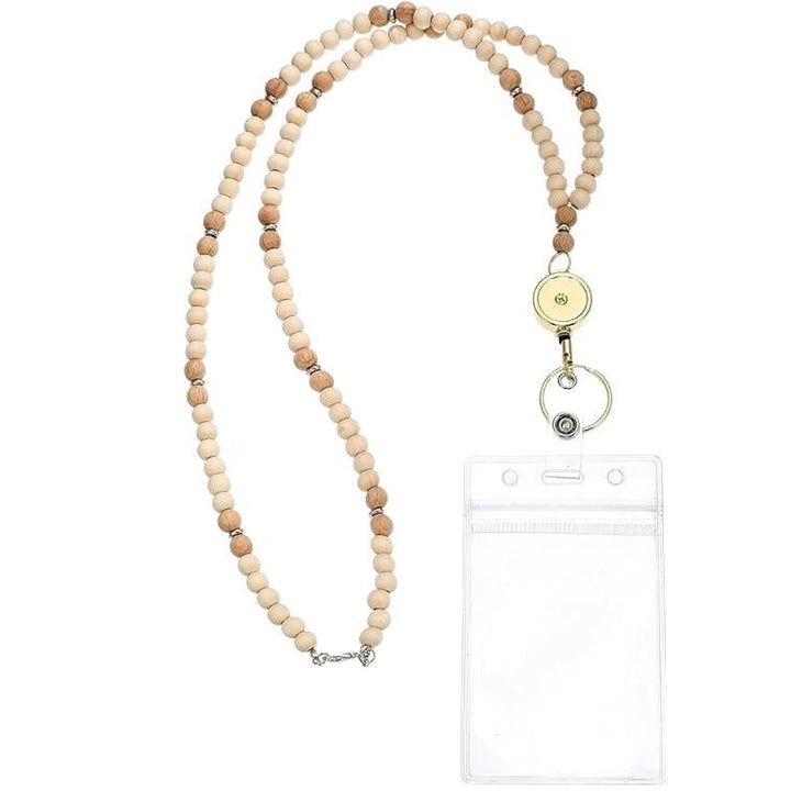 Beaded ID Badge Lanyard Bowlift 178815*10mm8596