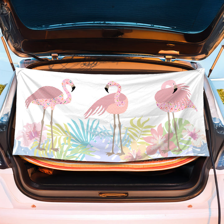 Trunk mat in creative flamingo design Bowlift