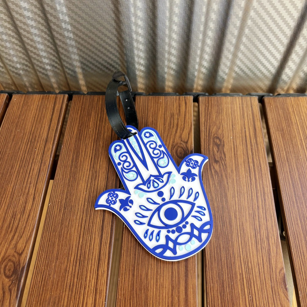 Artistic Hand-Shaped Luggage Tag Bowlift