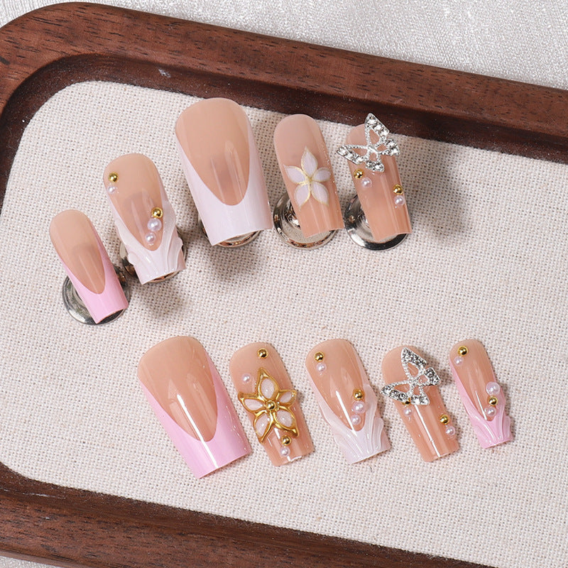 Luxury Decorative Press-On Nail Tips Bowlift