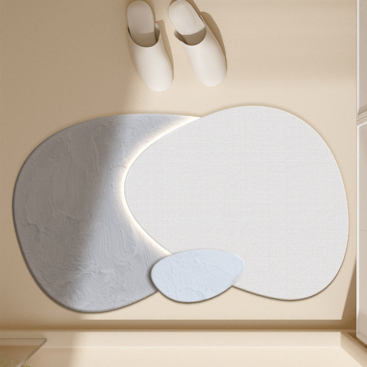Stylish Geometric Pattern Bath Mat Bowlift