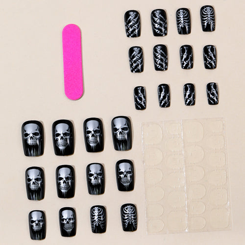 Gothic Skeleton Nail Art Set Bowlift