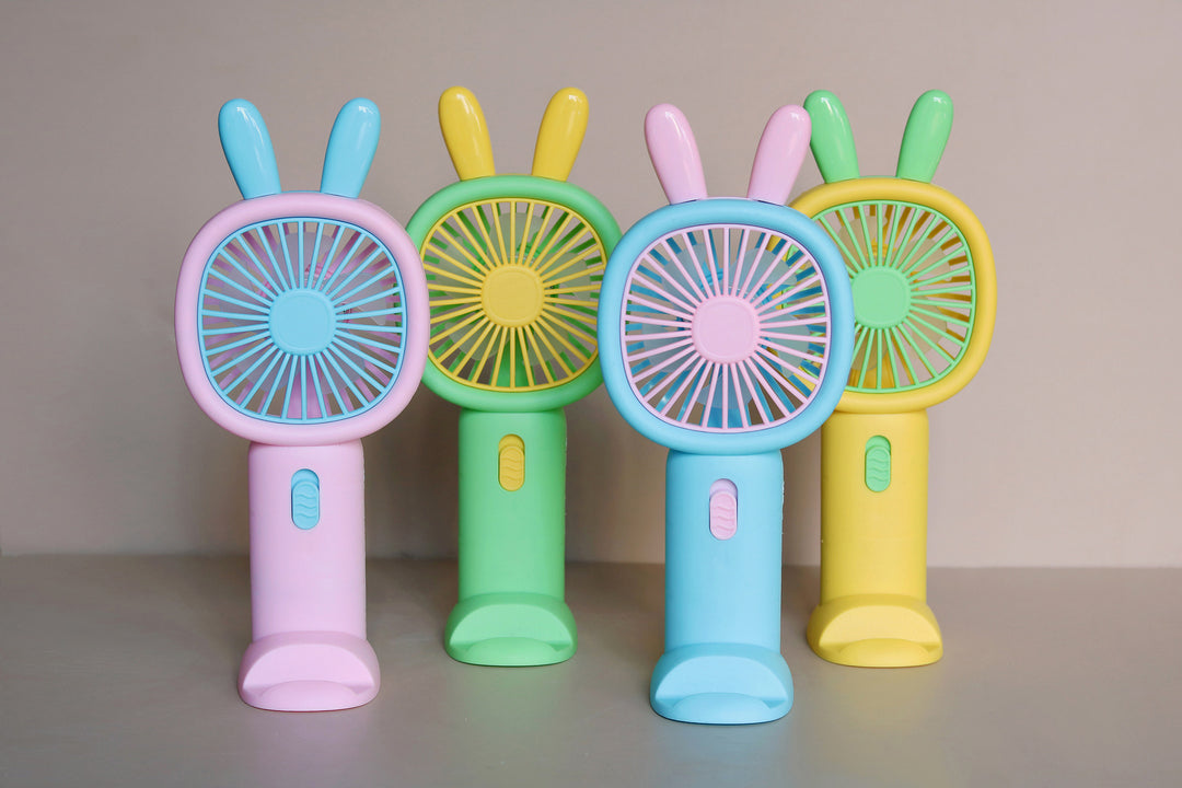Unisex Portable Mini Fan with Animal Ear Design Bowlift