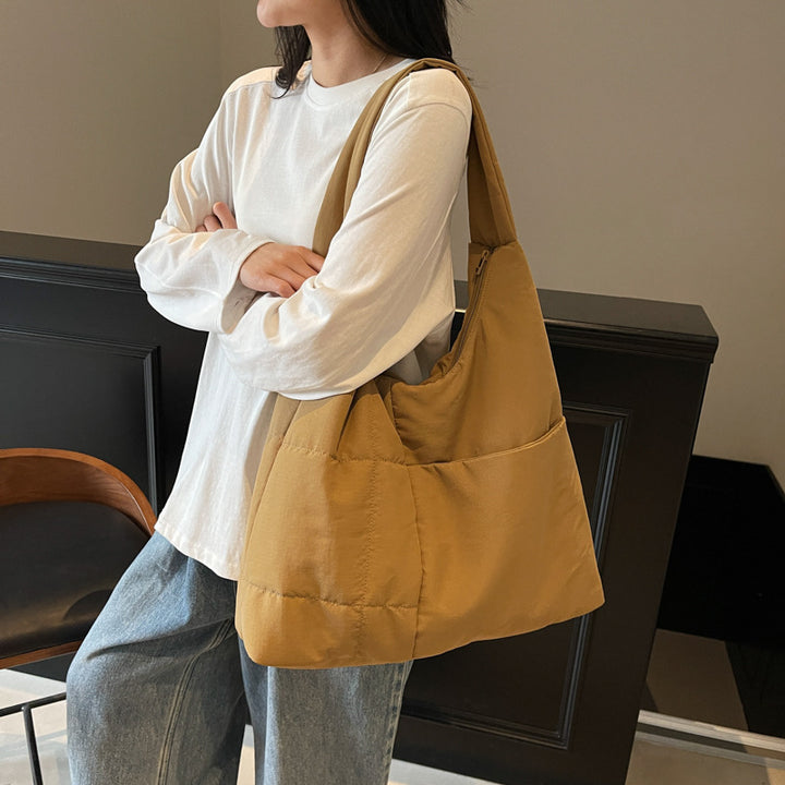 Cozy Quilted Shoulder Bag Bowlift