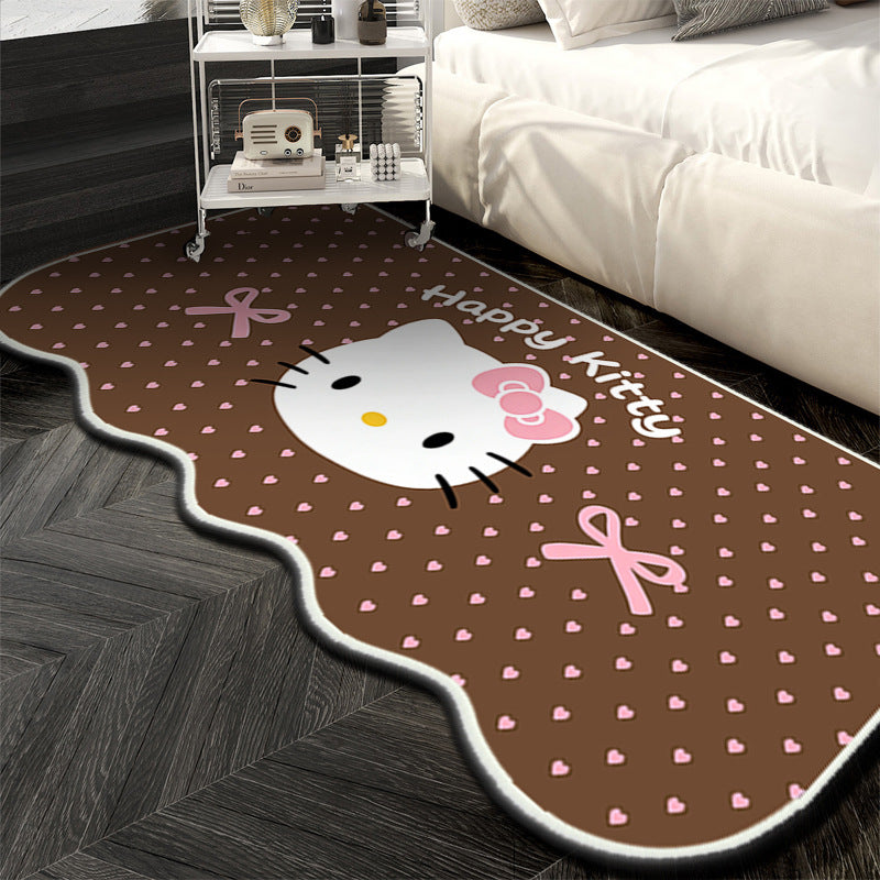Cute Cartoon-Themed Plush Area Rug