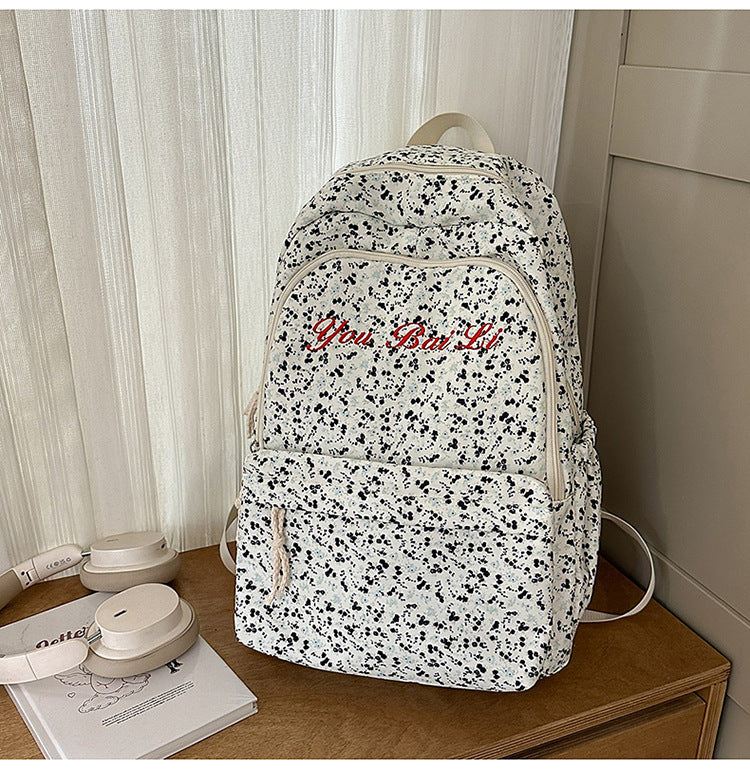 Floral Patterned Backpack