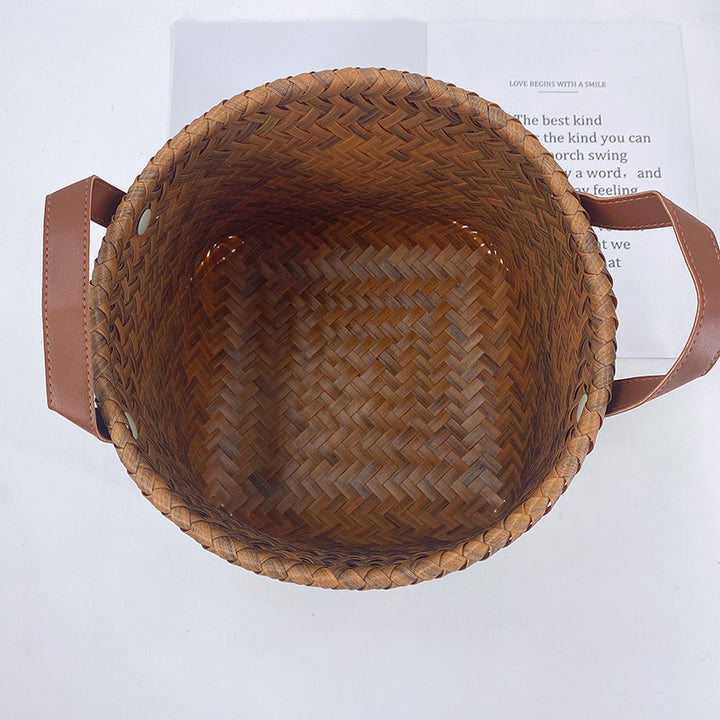 Home Storage Woven Basket Bowlift