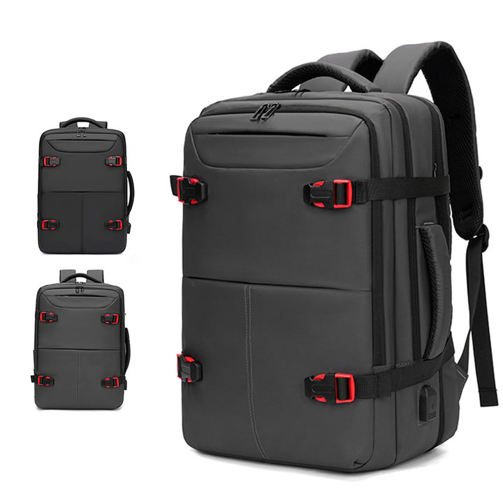 Practical Laptop Backpack with Innovative Safety Compartment and Organizer System Bowlift