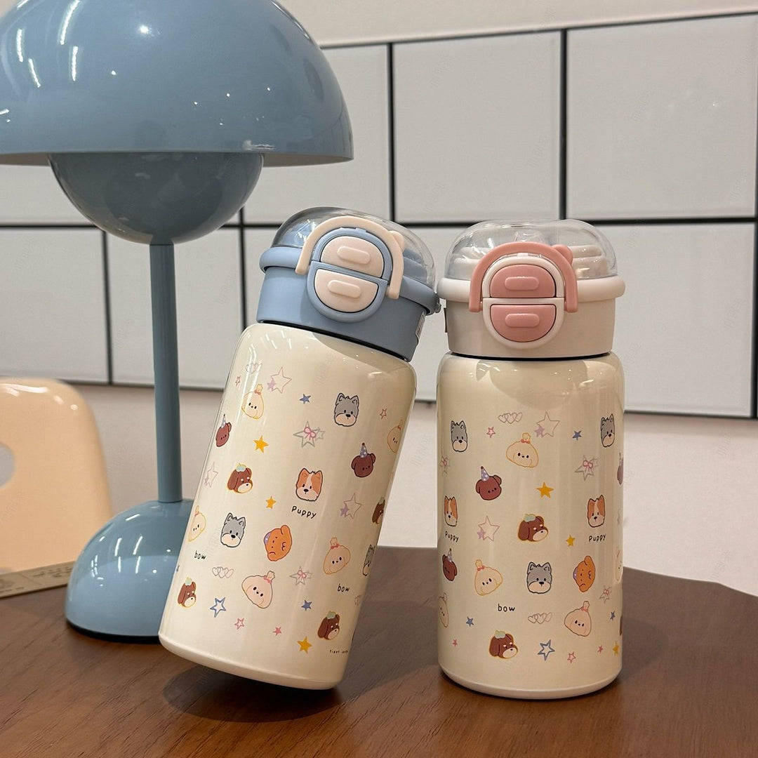 Women creative drinking bottle with cute animal design Bowlift