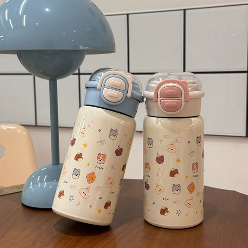 Women’s insulated water bottle with secure closure system Bowlift